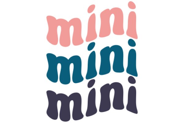Stylish Typography: A Modern Take on the Word 'Mini'