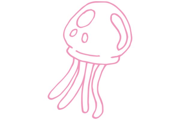 A Whimsical Pink Octopus