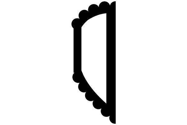 Door with Scalloped Edges