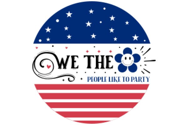 Celebrating the American Spirit: A Graphic Design of the American Flag with a Twist of Fun and Patriotism