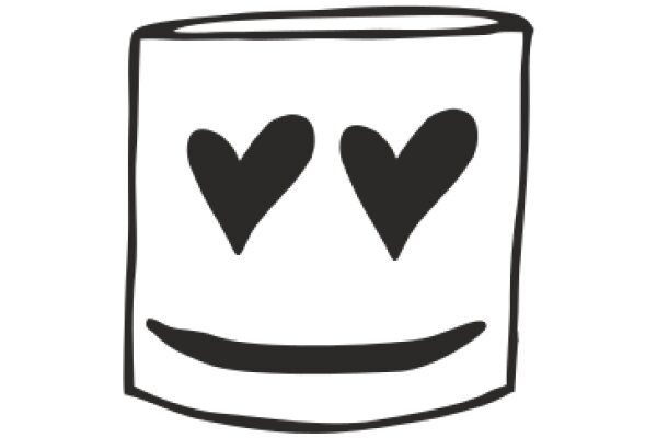 A Blurred Image of a White Background with a Small Logo
