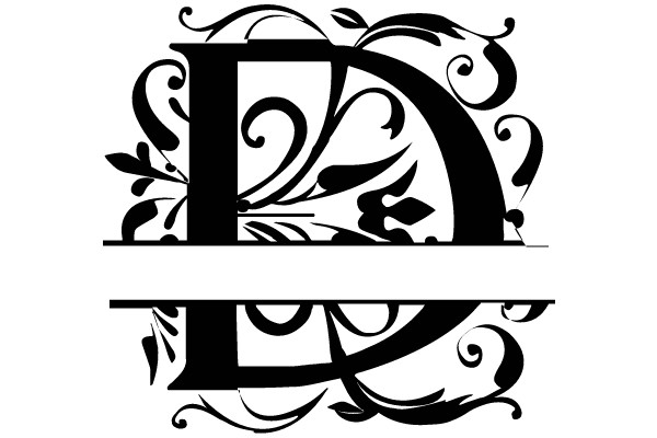 Elegant Flourished Letter D