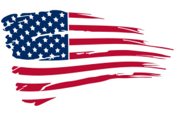 United States Flag with a Distinctive Twist