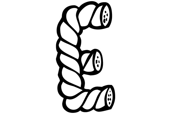 Twisted Rope with Circular Patterns