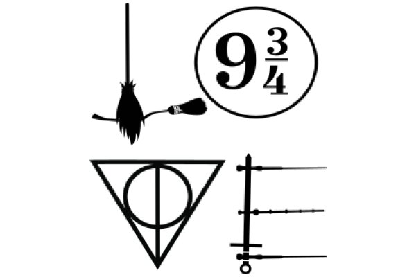 A Collection of Symbols: A Mystical Number, A Magical Wand, and a Mysterious Device