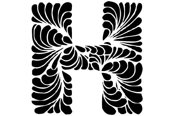 Swirled 'H' Design