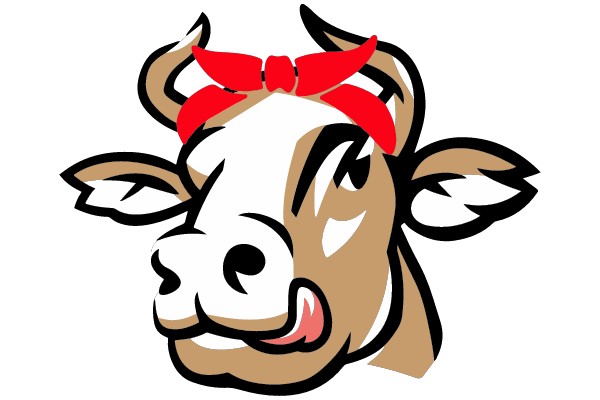 Happy Farm Cow Clipart
