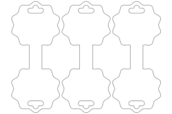A Collection of Empty Shapes: A Visual Exploration of Geometric Design