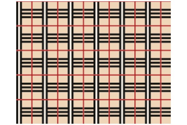 Patterned Grid Design: A Visual Exploration of Geometric Artistry