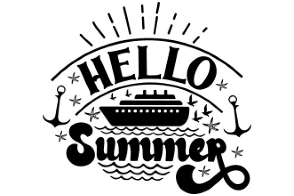 Welcome to Summer: A Nautical-Themed Greeting Card