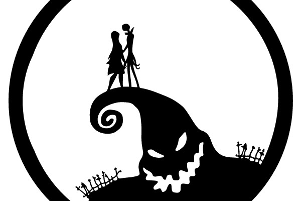 Spooky Silhouette Circle