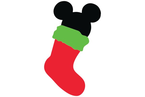A Festive Mickey Mouse Logo