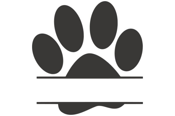Simplistic Paw Print Icon