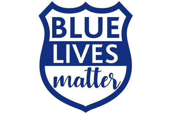 Blue Lives Matter Shield