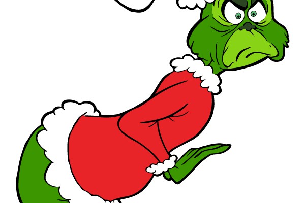 Grinch in Christmas Attire