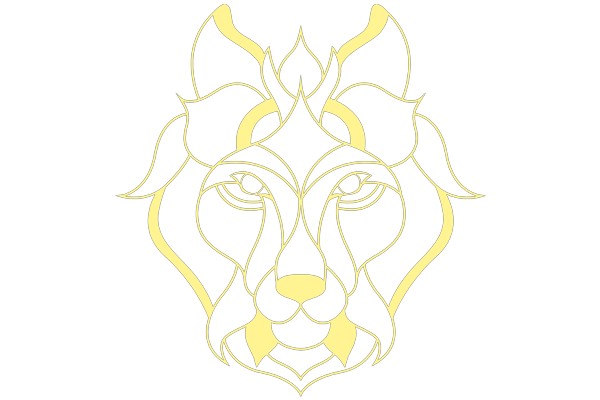 Stylized Lion Design: A Symbol of Strength and Courage