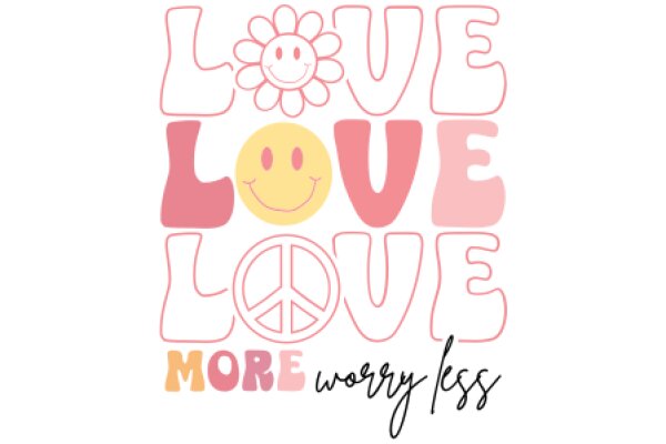 Love, Peace, and More: A Graphic Design Poster