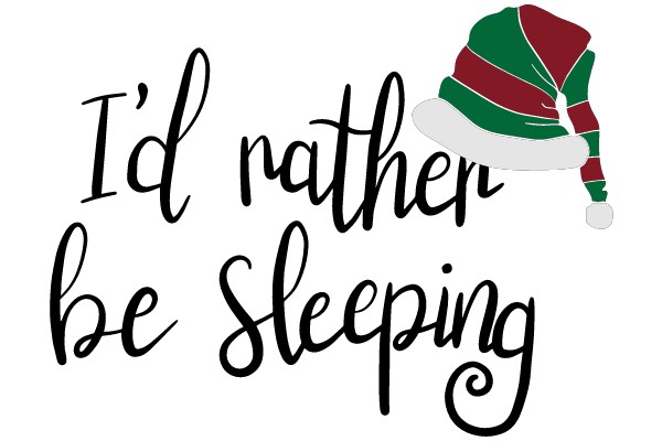 'I'd Rather Be Sleeping'