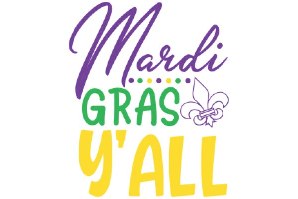 Celebrating Mardi Gras with a Colorful Logo