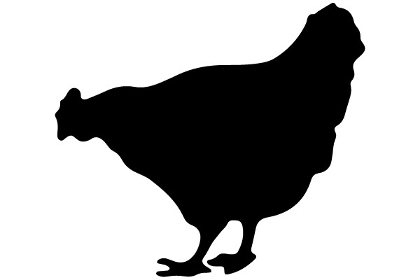 Silhouette of a Chicken