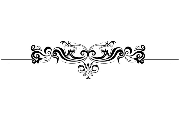 Classic Elegance: Ornate Floral Border Design