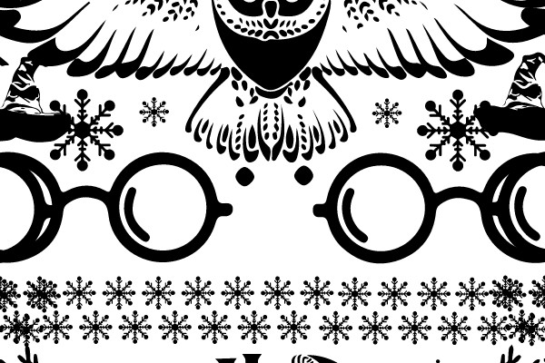 Wintery Wizardry: A Magical Pattern