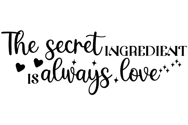 The Secret Ingredient of Love: A Graphic Design