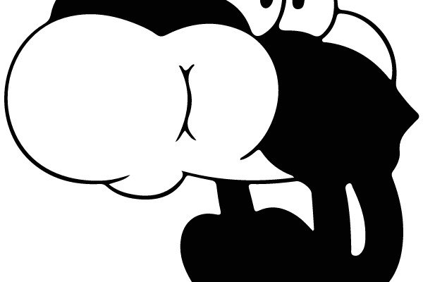 Curious Canine: A Cartoon Character