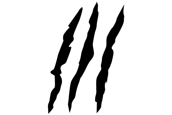 Three Sharp Black Lines