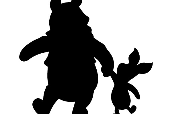 Winnie the Pooh and Eeyore: A Silhouette Adventure