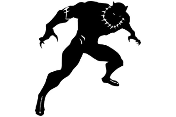 The Silhouette of a Powerful Superhero