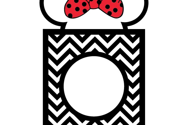 Minnie Mouse Ears Applique Pattern