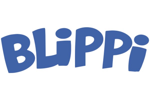 Stylized Blue Lettering of the Word 'BLI' with a Curved Baseline