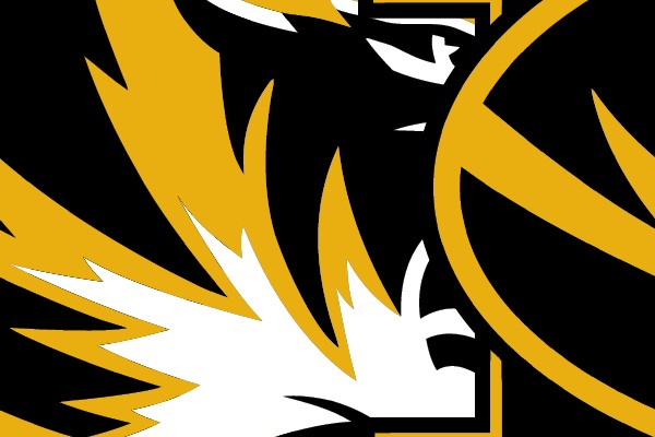 Tiger Head Mascot in Oval Frame with Background Design