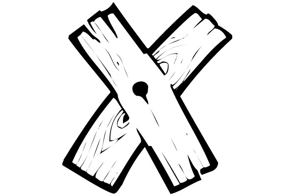 Wooden Cross Outline