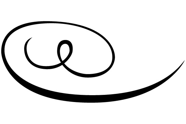Ornamental Flourish: Elegant Calligraphy Design