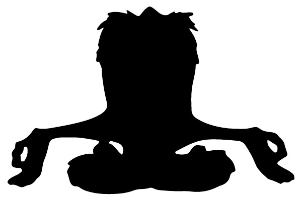 Yoga Pose Silhouette