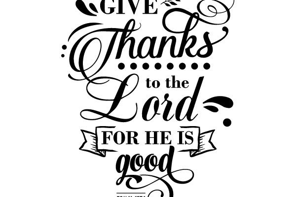 Gratitude to the Lord