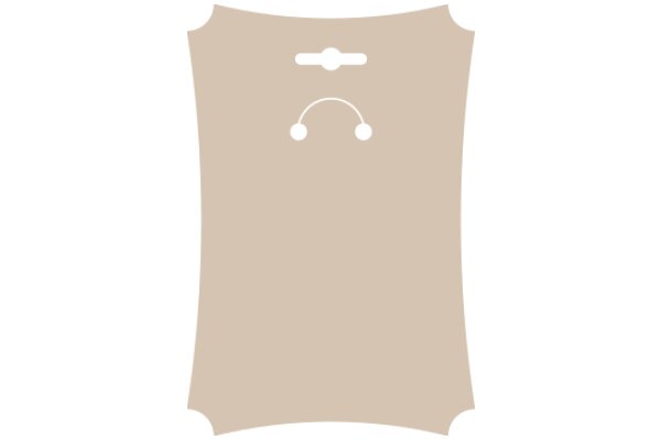 A Blank Canvas: An AI-Generated Image of a Tan Backdrop with a White Smiley Face and a Hanging Hook
