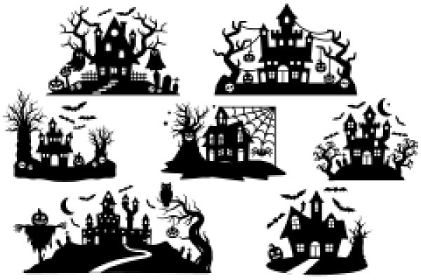 Enchanted Halloween: A Collection of Spooky Silhouettes