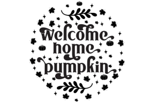 Welcome Home Pumpkin: A Seasonal Greeting with a Festive Twist