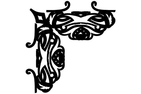 Ornate Vintage Flourish: A Timeless Design in