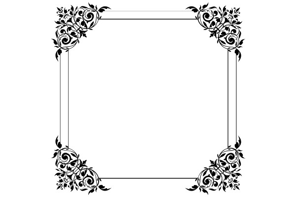 Classic Vintage Floral Frame Design