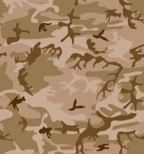 Camouflage Pattern with Abstract Animal Silhouettes