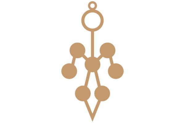 A Symbolic Representation of a Star or Tree-like Structure with Circles and a Triangle at the Top