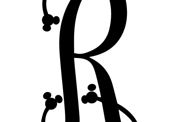 Classic Black 'R'