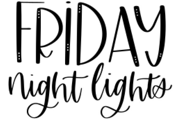 Friday Night Lights: A Graphic Design