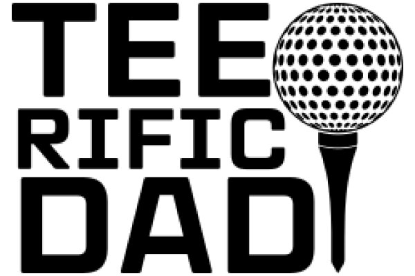 Tee Shirt Design: A Graphic Artwork Featuring a Microphone and the Text 'TEE RIFIC DAD'