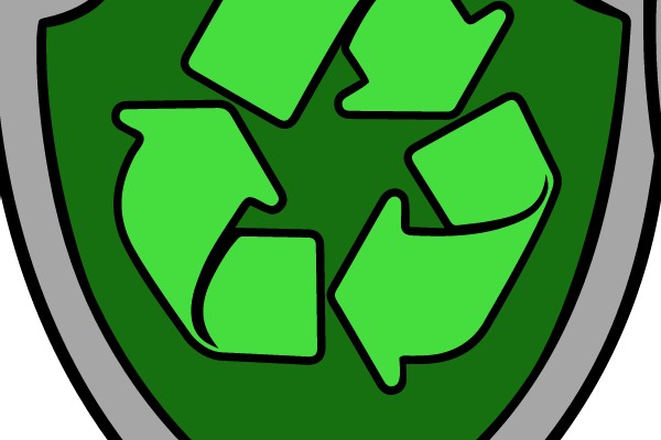 Recycling Shield Icon