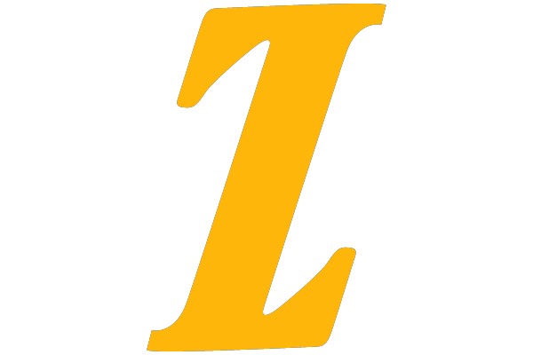 Bold Yellow Letter 'I'